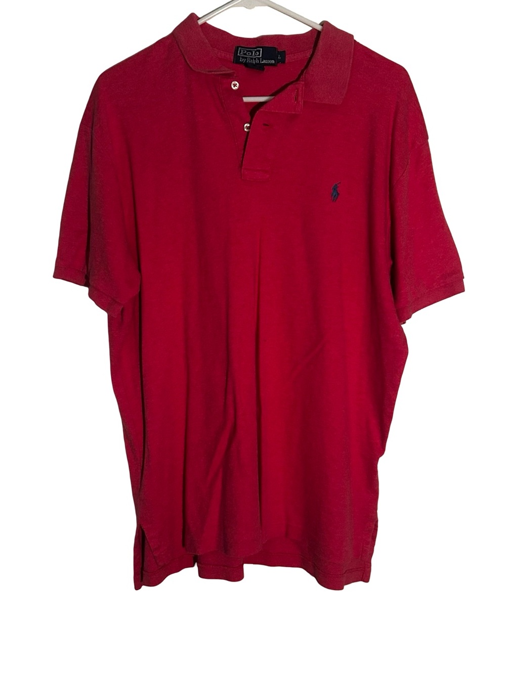 Polo by Ralph Lauren Men's Pink Classic Pique Polo Shirt